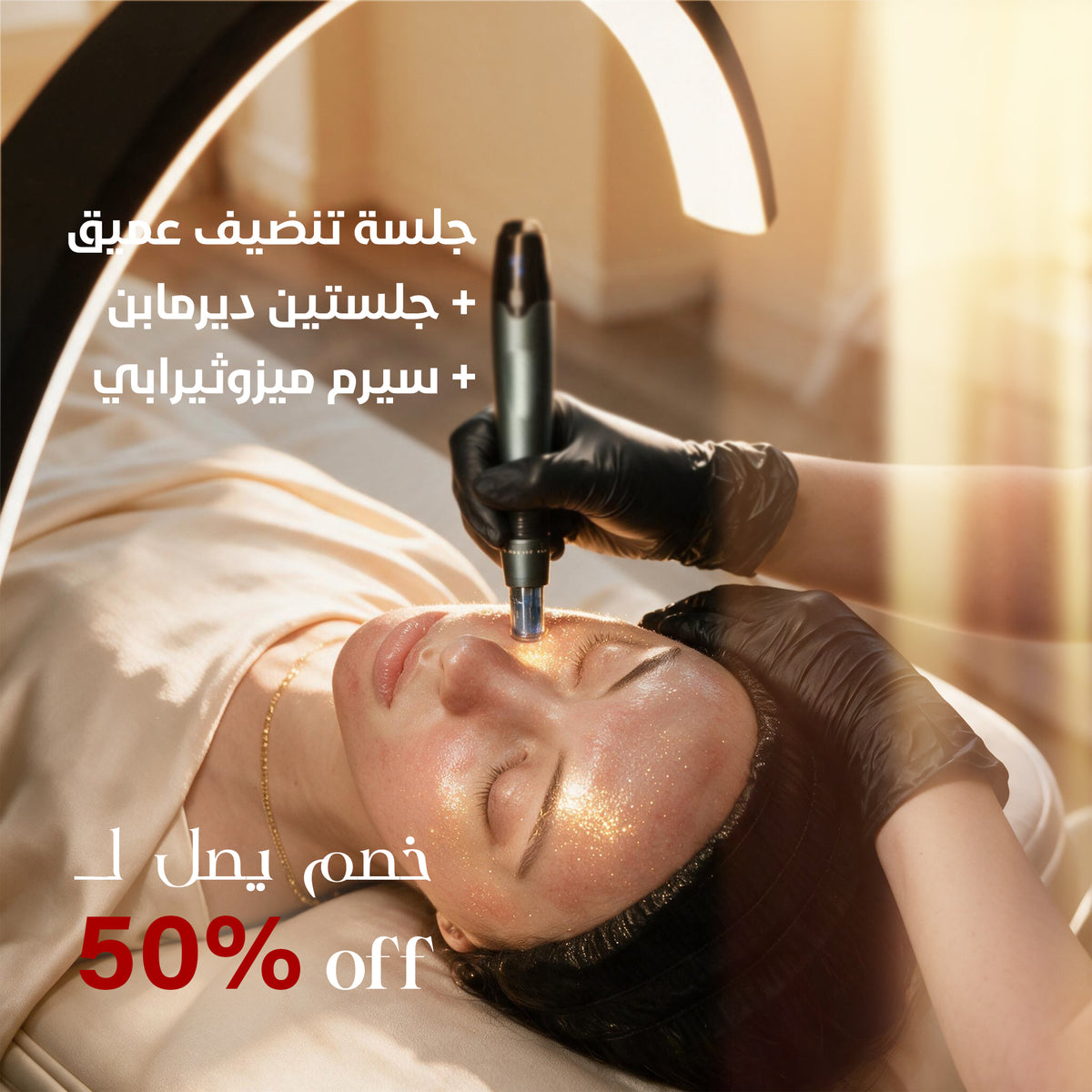 Facial Cleansing + Dermapen Session + Mesotherapy Serum